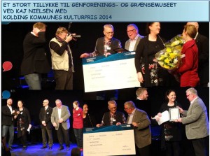 PRISOVERRÆKKELSE Kolding Kommunes Kulturpris 2014